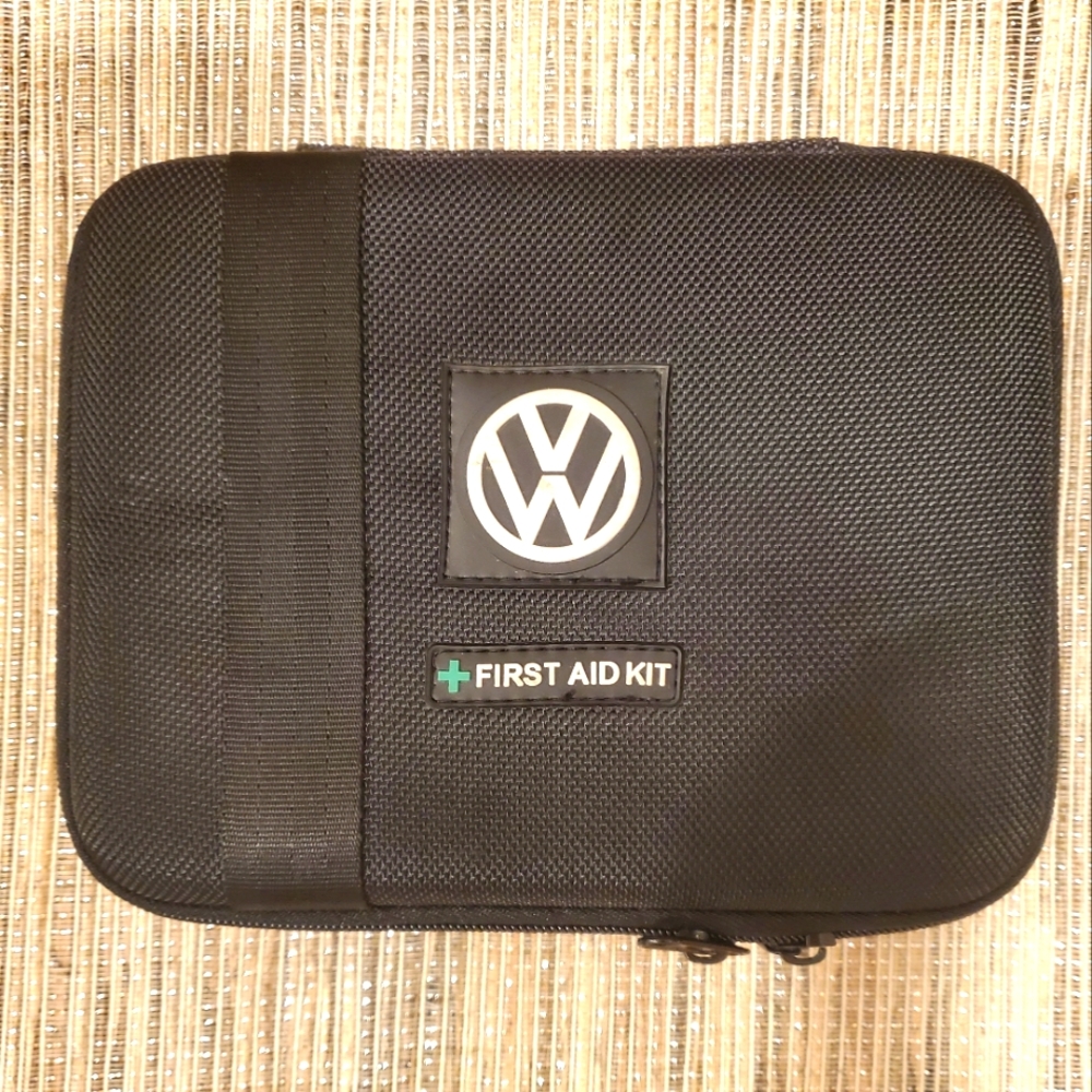 NWT Volkswagen First Aid Kit Velcro Backing – Complete Set, Sealed, Never Used